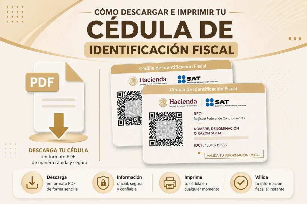 Cómo Descargar e Imprimir tu Cédula de Identificación Fiscal