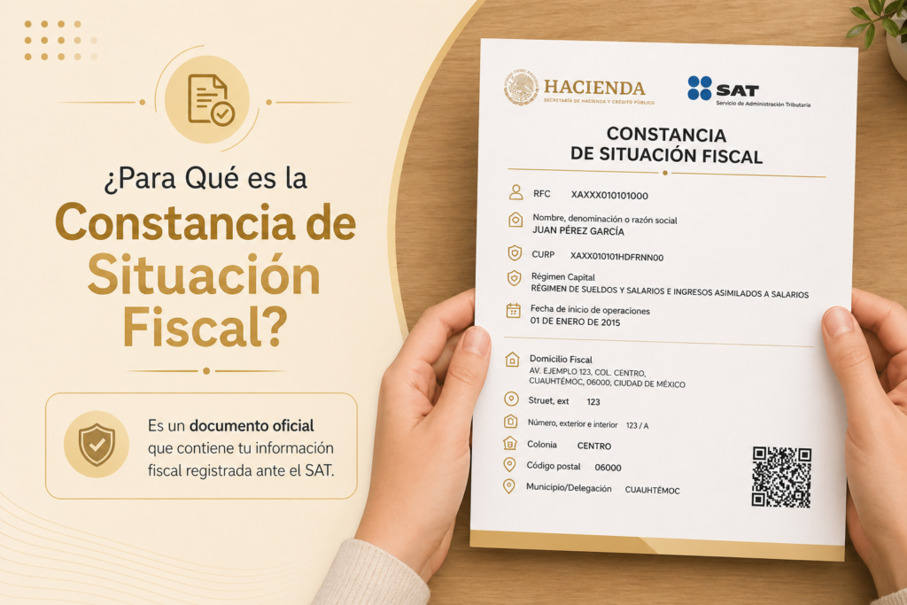 ¿Para Qué es la Constancia de Situación Fiscal?