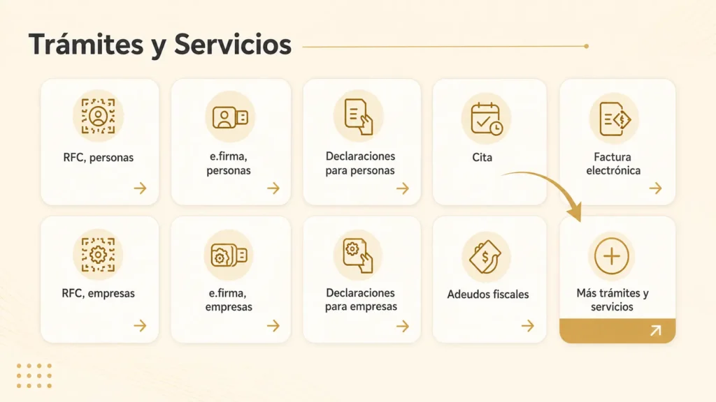 Haz clic en “Otros Trámites y Servicios”